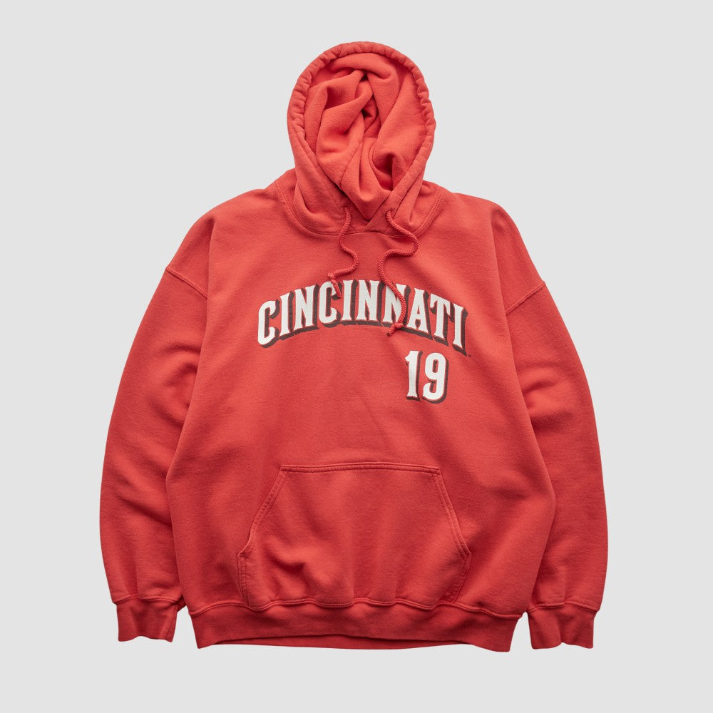 Cincinnati Reds Genuine Merchandise 2000s Hooded Pullover Sweatshirt - MLB