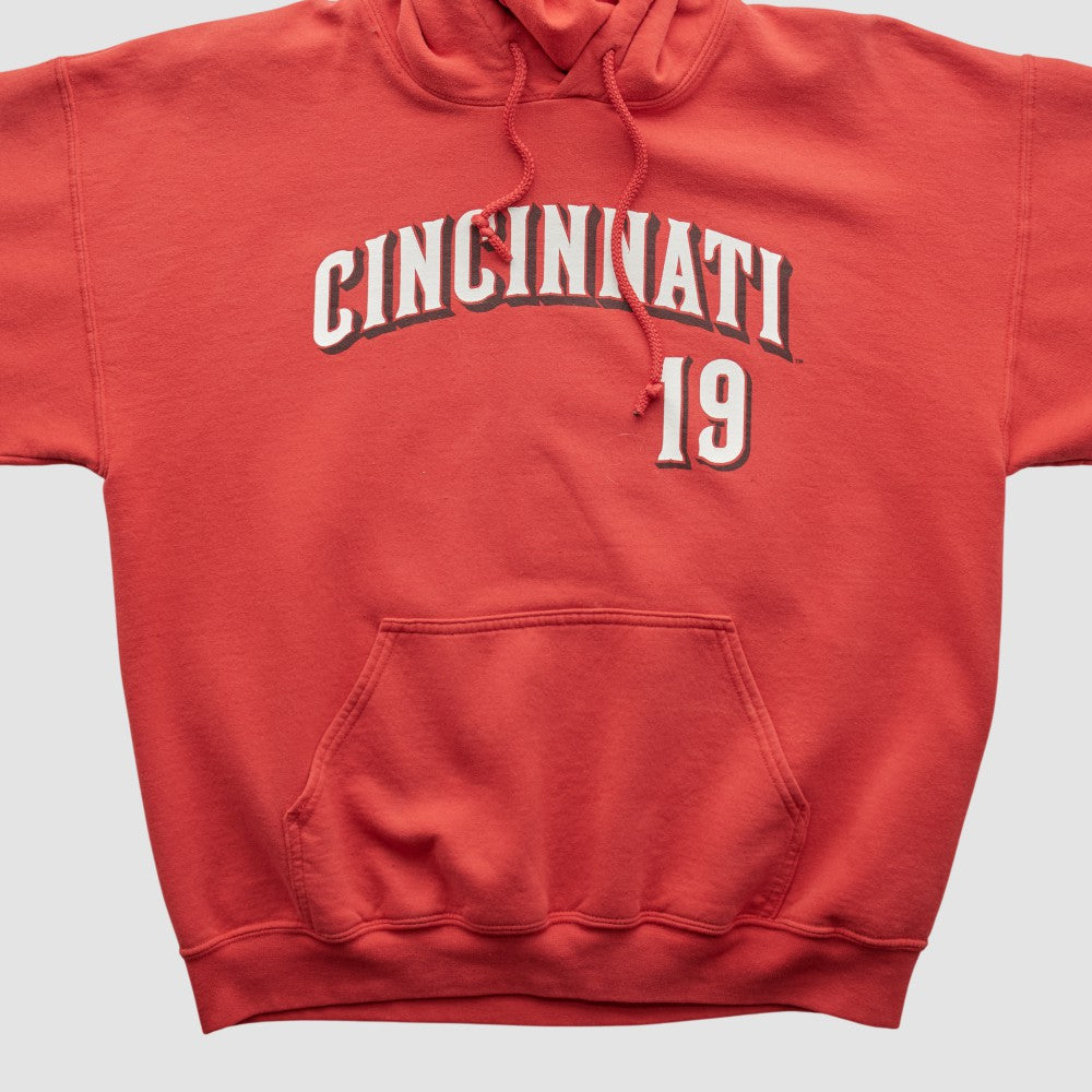 Cincinnati Reds Genuine Merchandise 2000s Hooded Pullover Sweatshirt - MLB