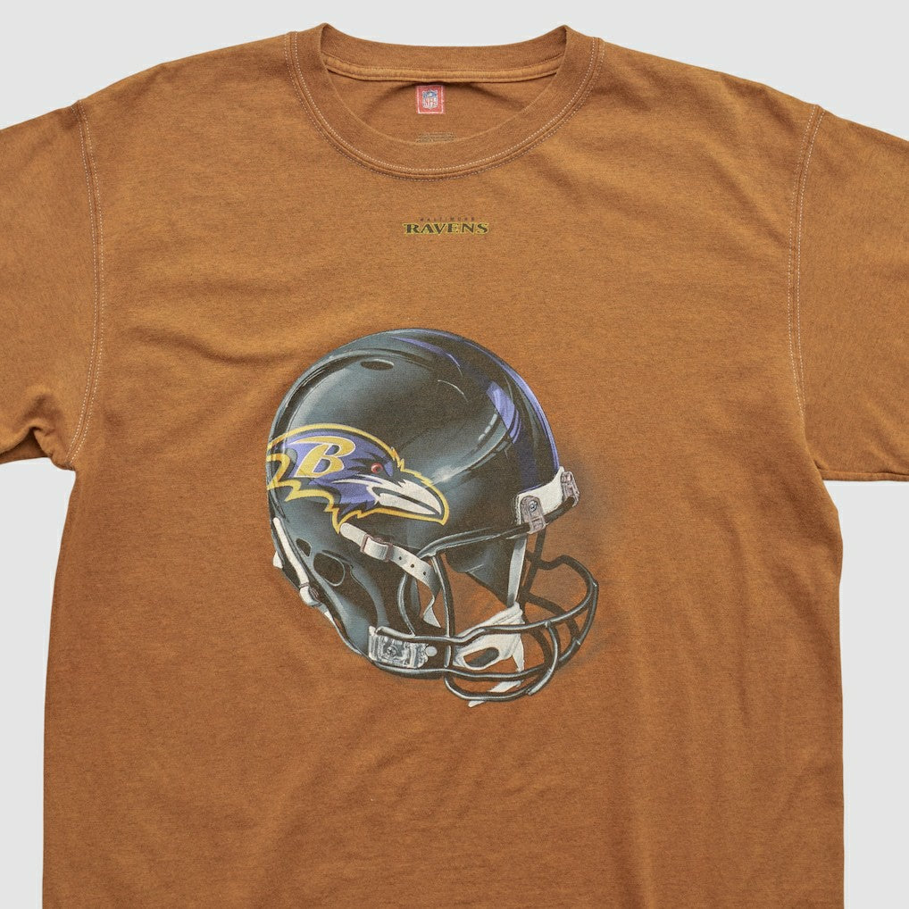 Baltimore Ravens NFL 2000s T-shirt Brown Vintage | Fanatics