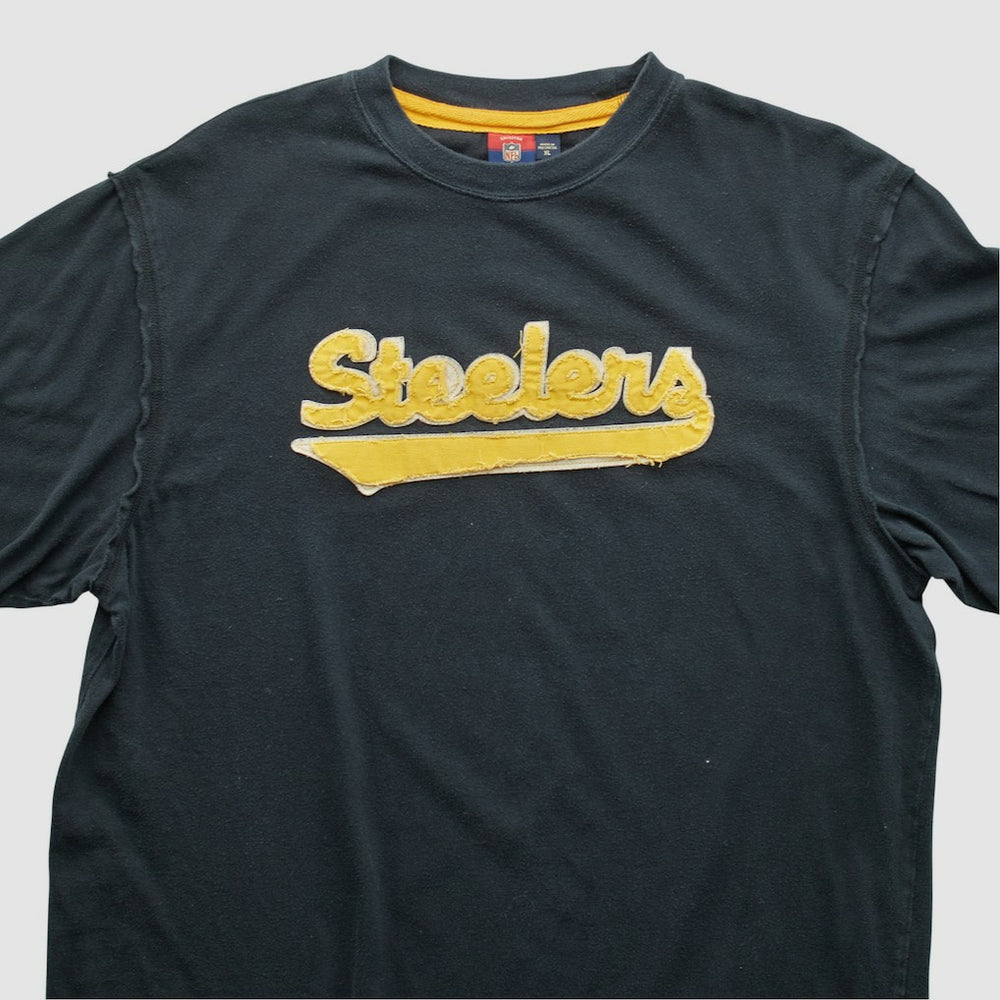 Pittsburgh Steelers Reebok 2000s T-shirt Black Vintage | Fanatics