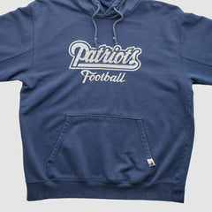 New England Patriots NFL 2000s Hooded Pullover Sweatshirt Navy Vintage | Fanatics