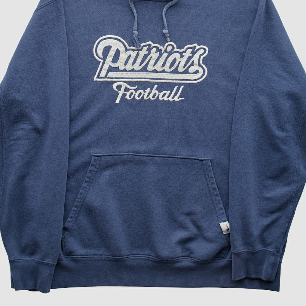 New England Patriots NFL 2000s Hooded Pullover Sweatshirt Navy Vintage | Fanatics