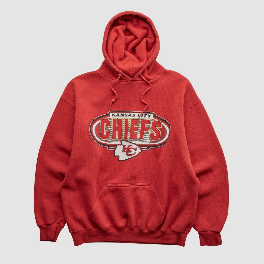 Kansas City Chiefs Logo Athletic 90s Hooded Pullover Sweatshirt Red Vintage | Fanatics