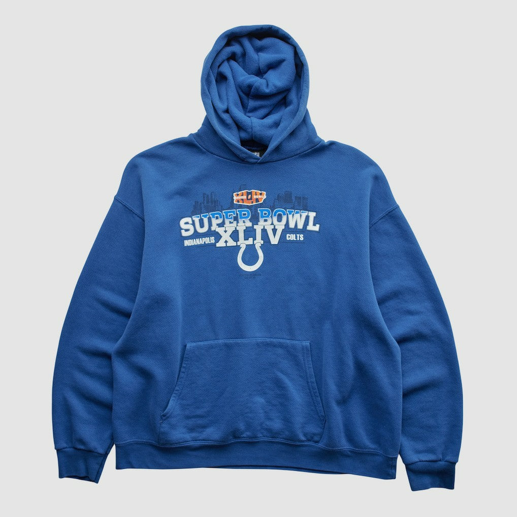 Indianapolis Colts NFL 2010 Hooded Pullover Sweatshirt Blue Vintage | Fanatics