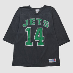 New York Jets Chalk Line 90s T-shirt Black Vintage | Fanatics