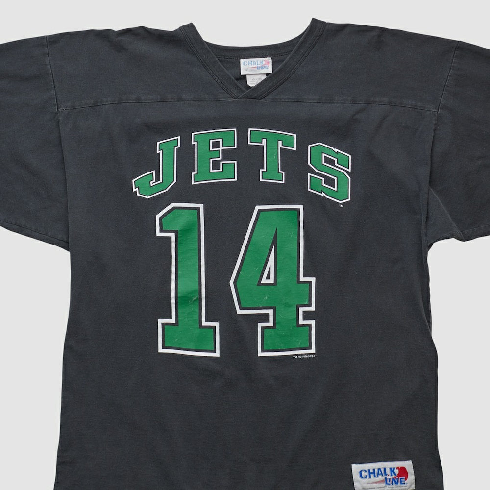 New York Jets Chalk Line 90s T-shirt Black Vintage | Fanatics
