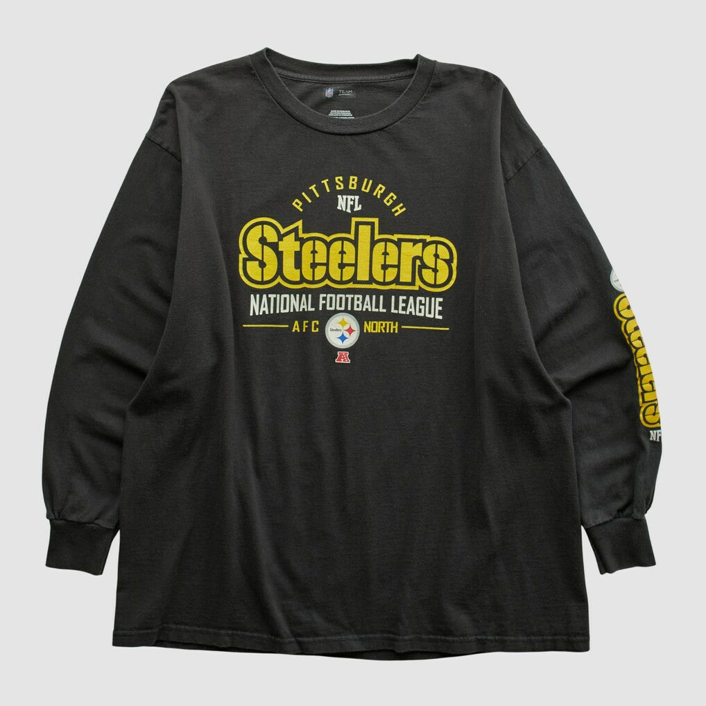 Pittsburgh Steelers NFL 2010s Long Sleeve T-shirt Black Vintage | Fanatics