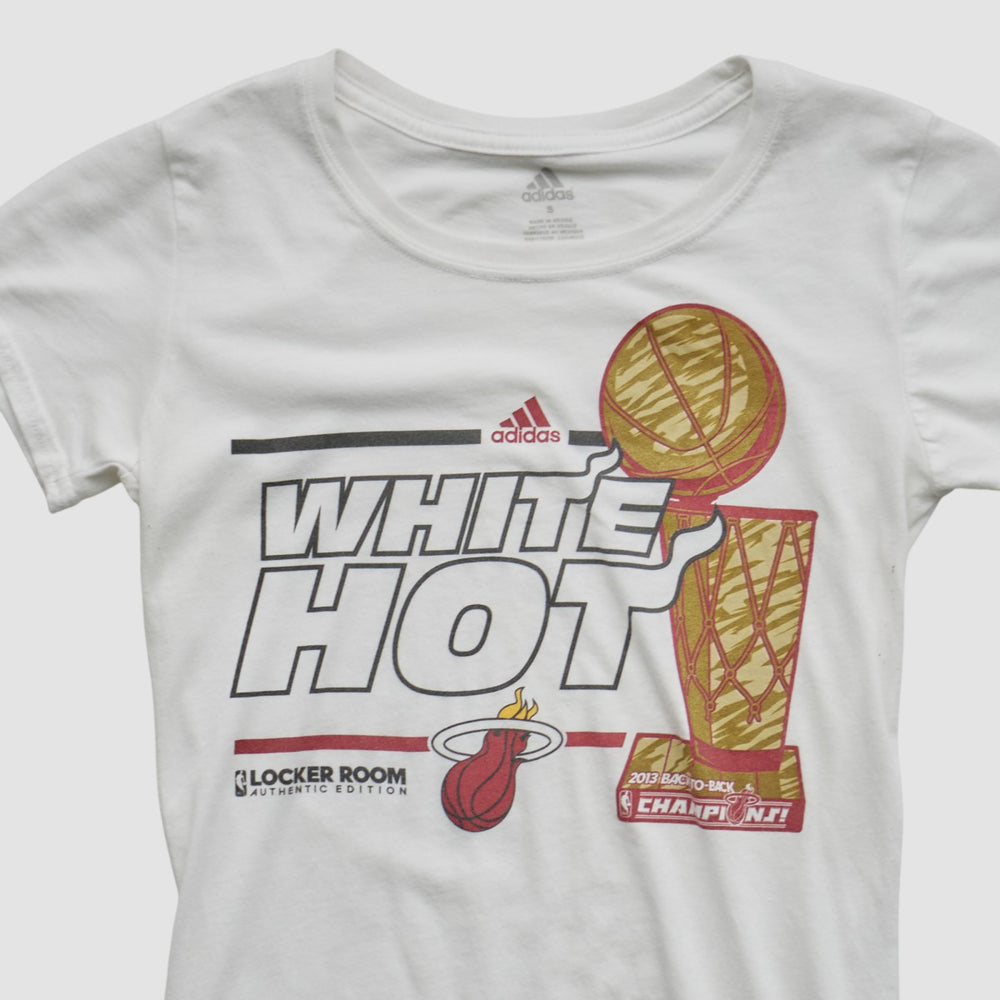 Miami Heat 2013 T-shirt White Vintage - NBA