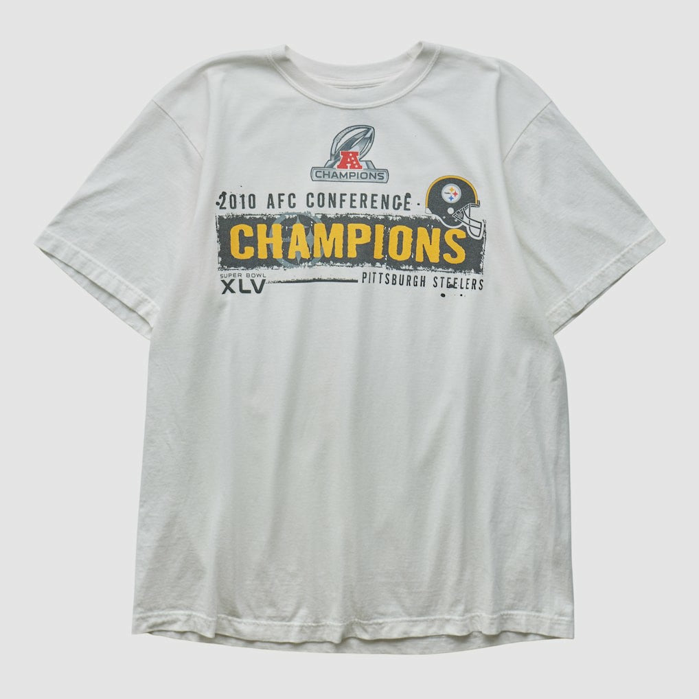 Pittsburgh Steelers Reebok 2010 T-shirt White Vintage | Fanatics