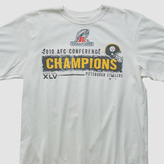 Pittsburgh Steelers Reebok 2010 T-shirt White Vintage | Fanatics