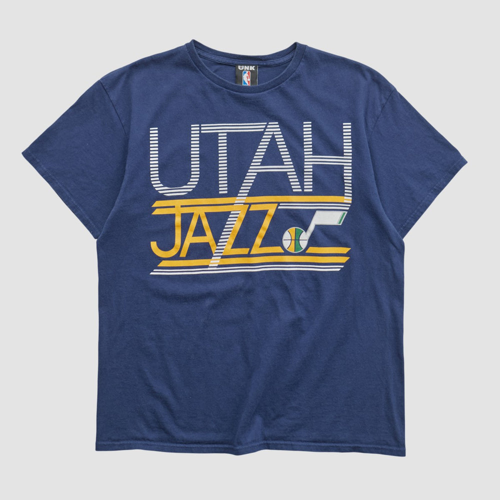 Utah Jazz UNK 2010s T-shirt Navy Vintage - NBA