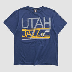 Utah Jazz UNK 2010s T-shirt Navy Vintage - NBA