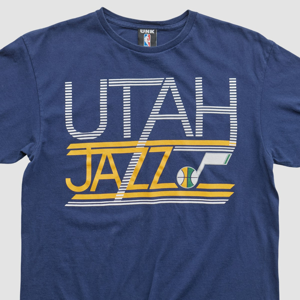 Utah Jazz UNK 2010s T-shirt Navy Vintage - NBA
