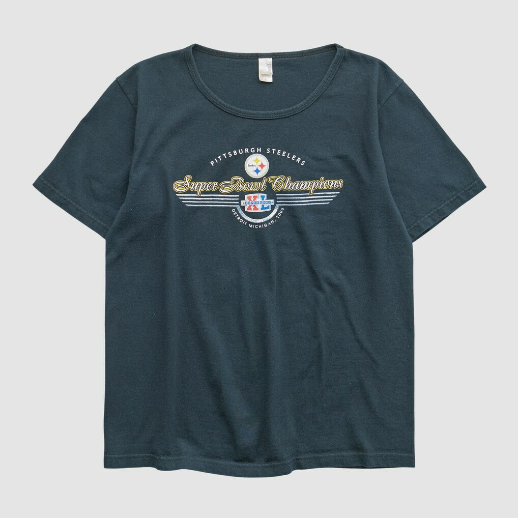 Pittsburgh Steelers Anvil 2006 T-shirt Navy Vintage | Fanatics