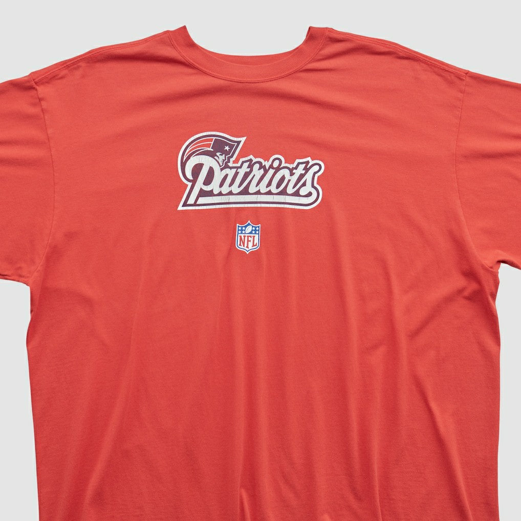 New England Patriots Reebok 2000s T-shirt Red Vintage | Fanatics