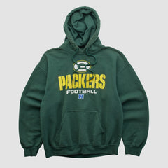 Green Bay Packers NFL 2000s Hooded Pullover Sweatshirt Green Vintage | Fanatics