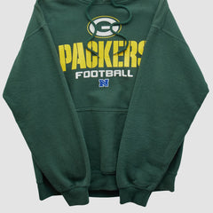 Green Bay Packers NFL 2000s Hooded Pullover Sweatshirt Green Vintage | Fanatics
