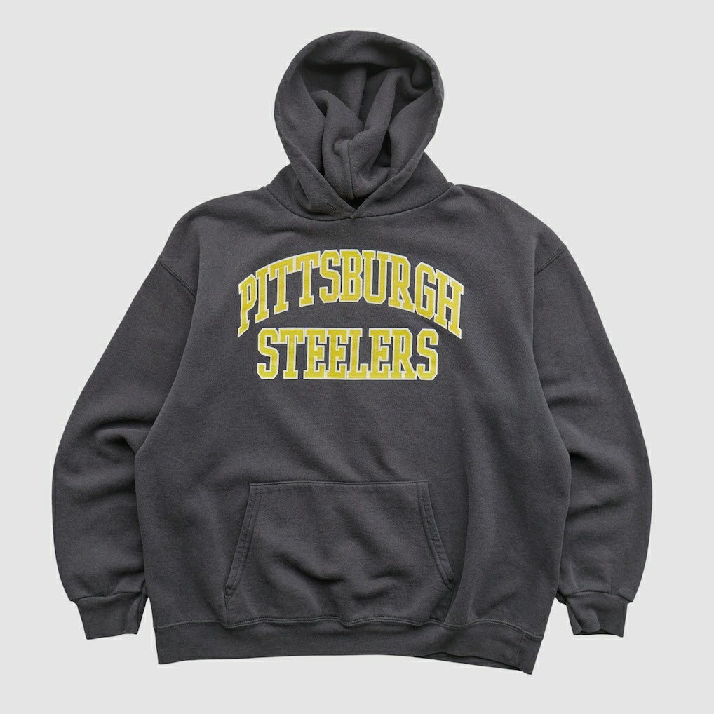 Pittsburgh Steelers NFL 2000s Hooded Pullover Sweatshirt Black Vintage | Fanatics
