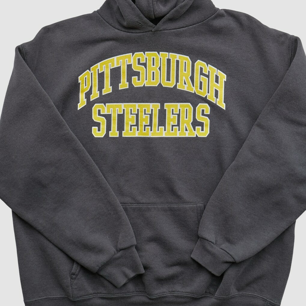 Pittsburgh Steelers NFL 2000s Hooded Pullover Sweatshirt Black Vintage | Fanatics