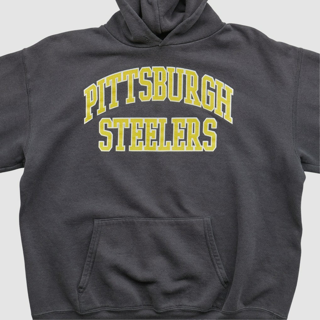 Pittsburgh Steelers NFL 2000s Hooded Pullover Sweatshirt Black Vintage | Fanatics