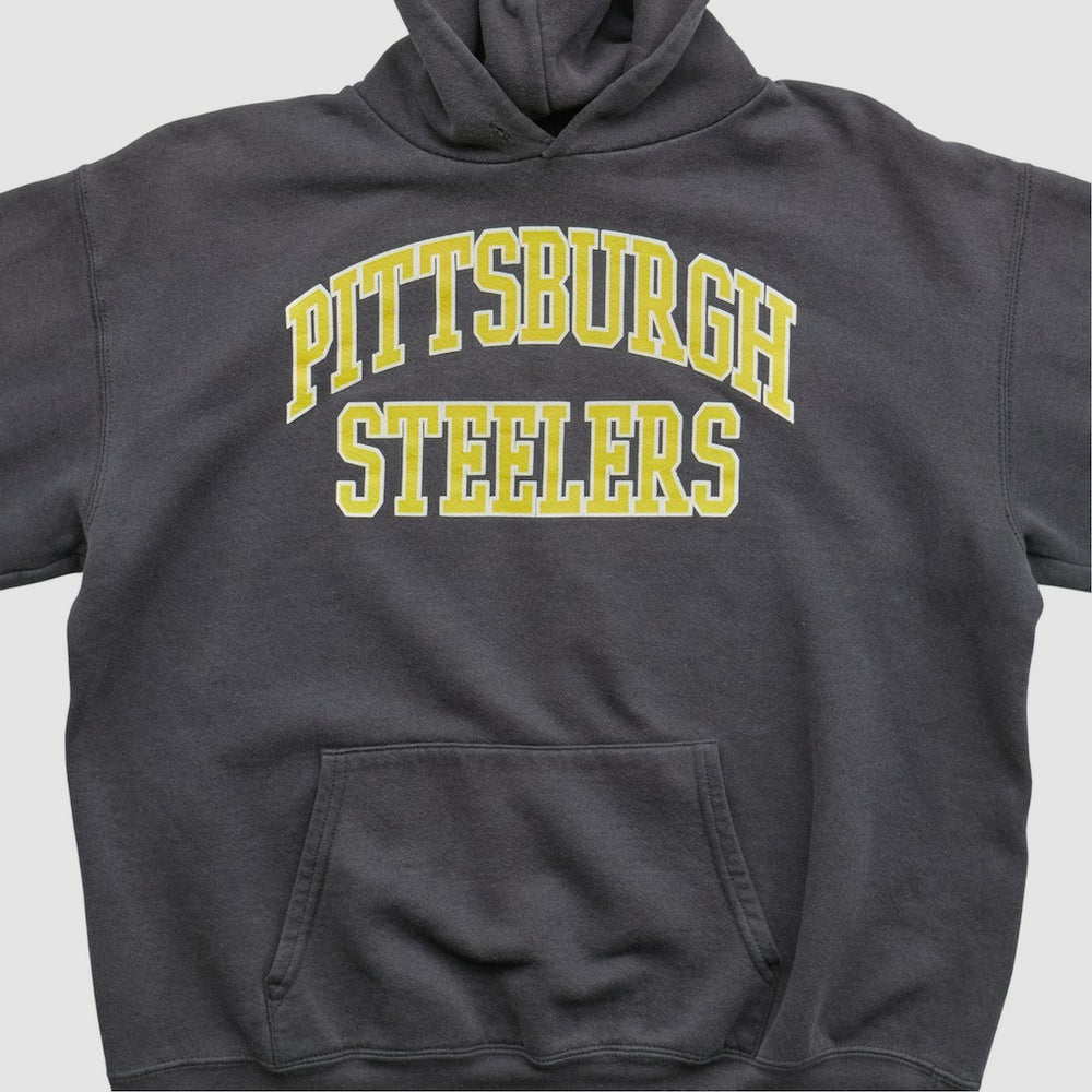 Pittsburgh Steelers NFL 2000s Hooded Pullover Sweatshirt Black Vintage | Fanatics