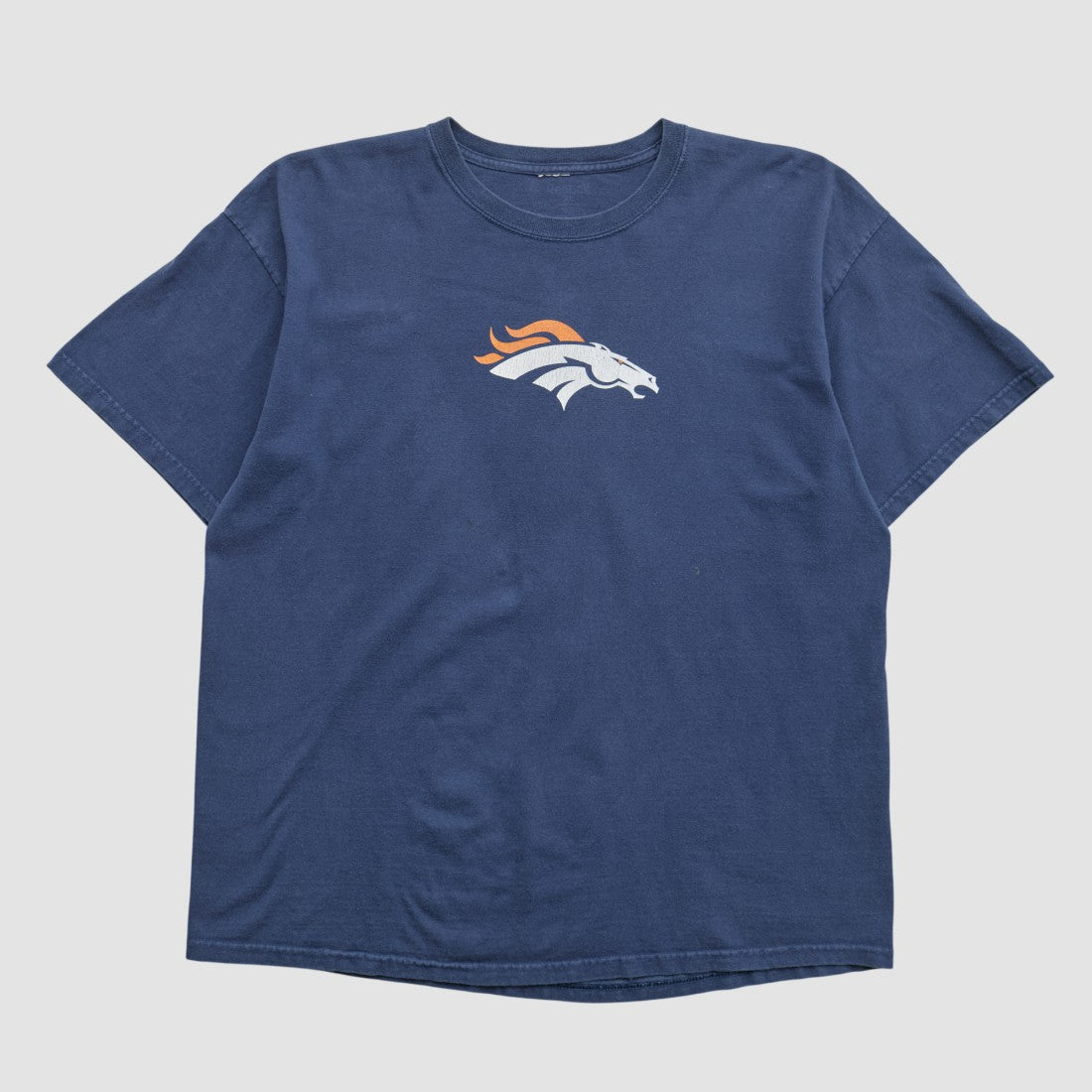 Denver Broncos 2000s T-shirt Navy Vintage | Fanatics