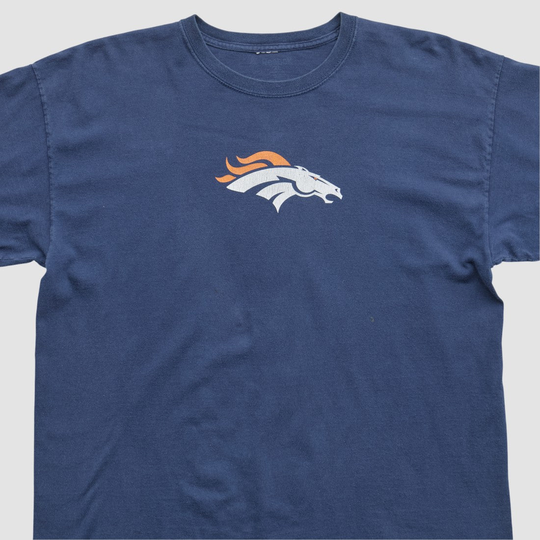 Denver Broncos 2000s T-shirt Navy Vintage | Fanatics