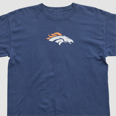 Denver Broncos 2000s T-shirt Navy Vintage | Fanatics