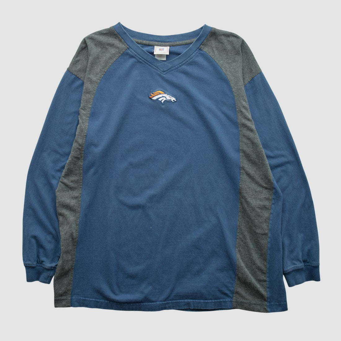 Denver Broncos NFL 2000s Long Sleeve T-shirt Navy Vintage | Fanatics