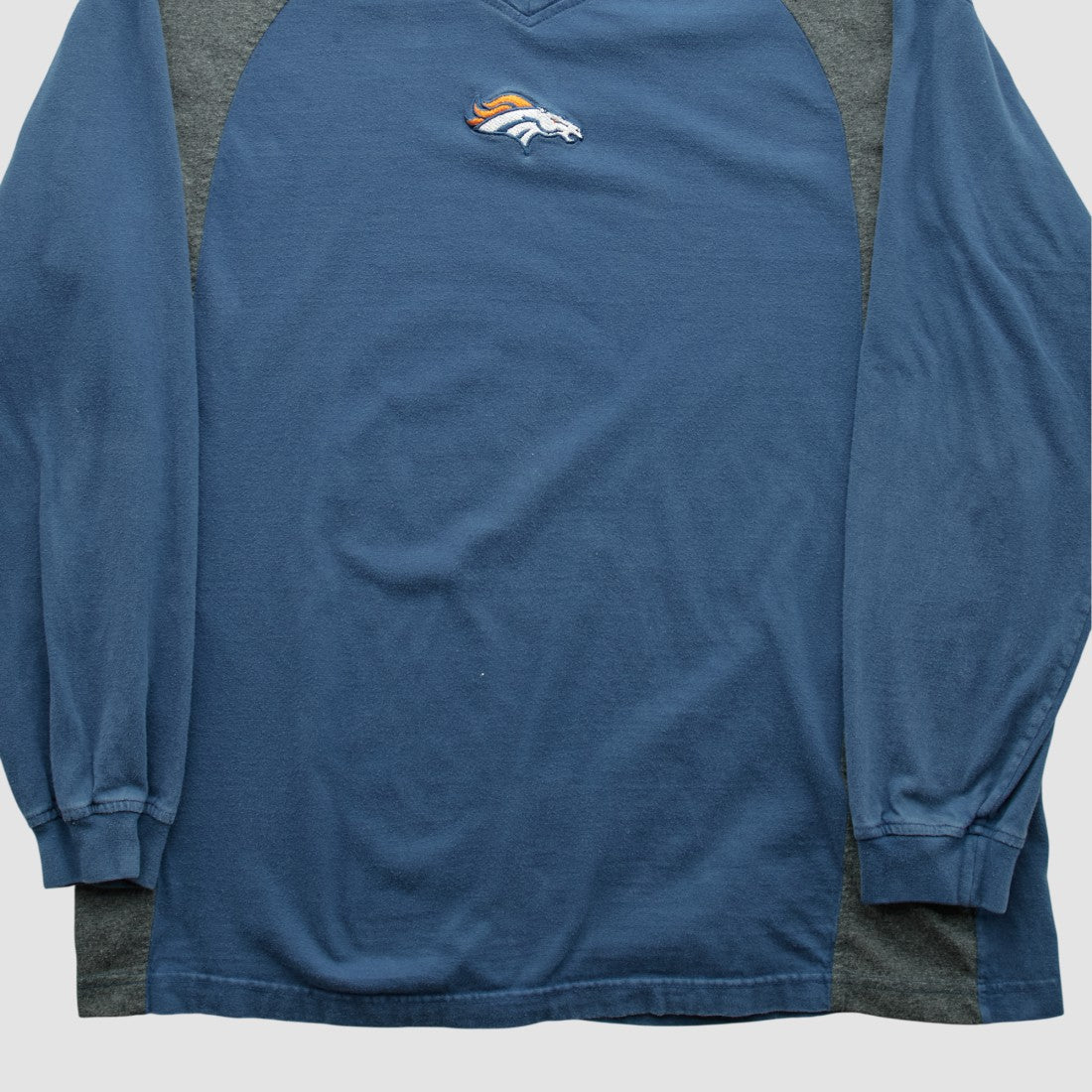 Denver Broncos NFL 2000s Long Sleeve T-shirt Navy Vintage | Fanatics