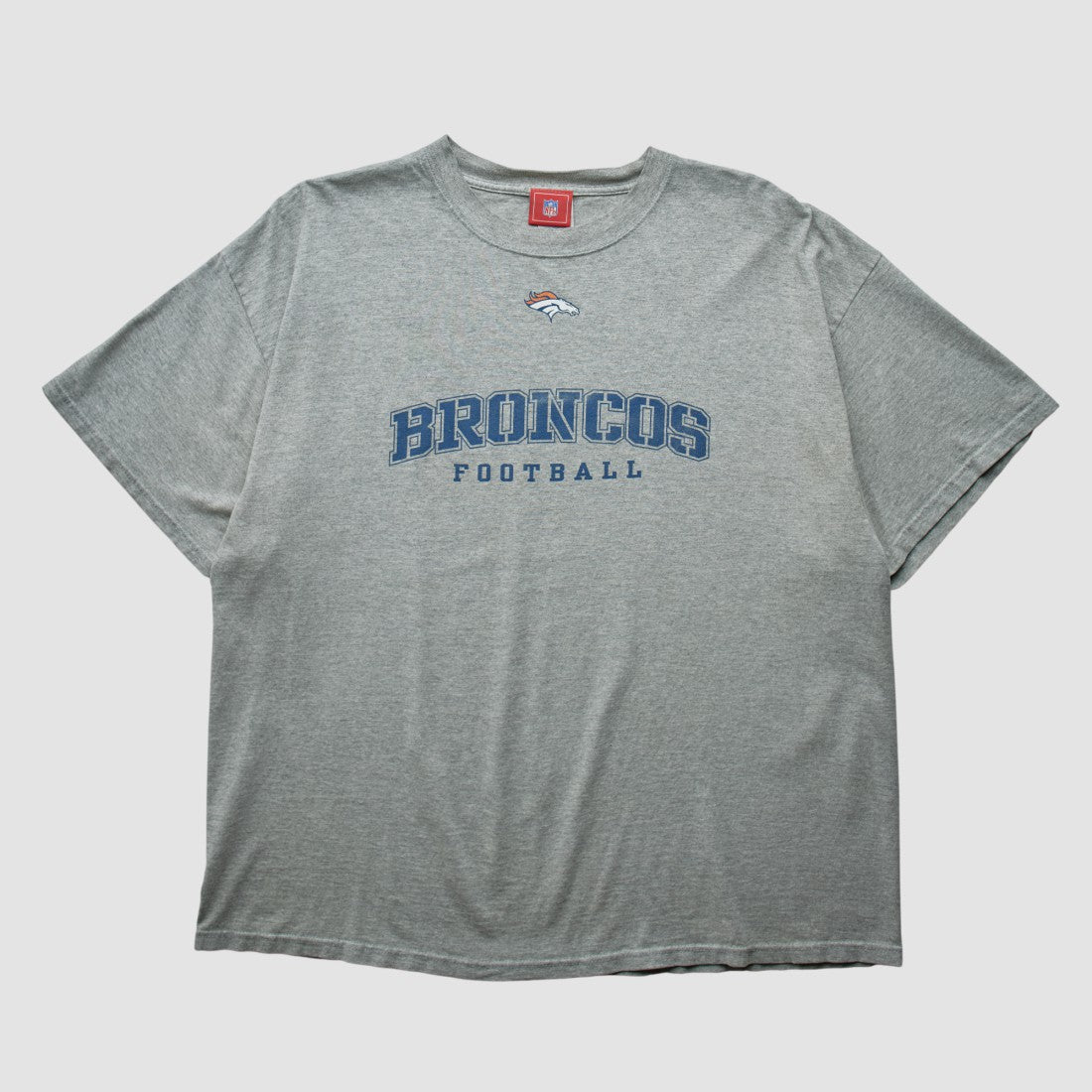 Denver Broncos NFL 2000s T-shirt Heather Gray Vintage | Fanatics