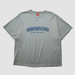 Denver Broncos NFL 2000s T-shirt Heather Gray Vintage | Fanatics