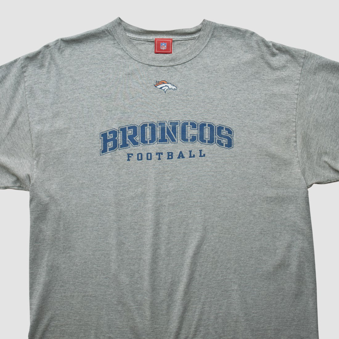 Denver Broncos NFL 2000s T-shirt Heather Gray Vintage | Fanatics