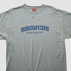 Denver Broncos NFL 2000s T-shirt Heather Gray Vintage | Fanatics