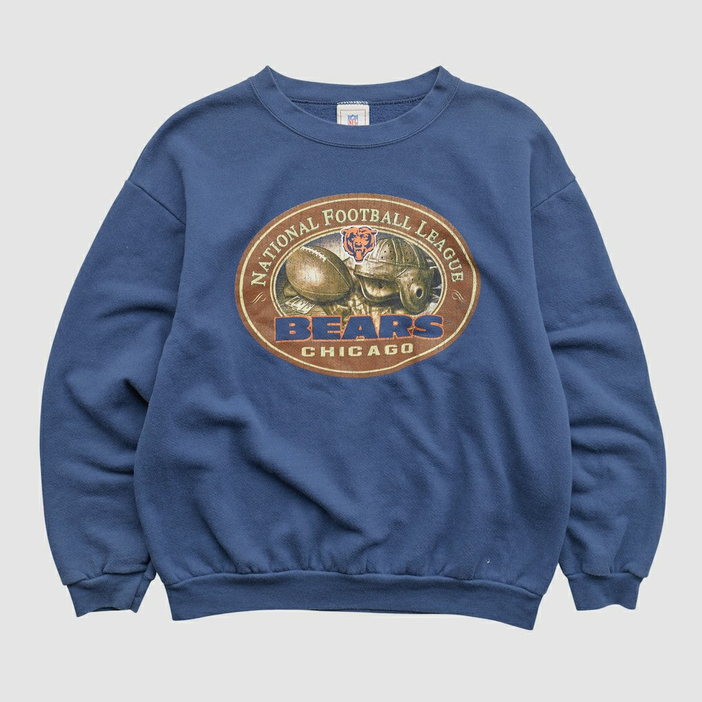 Chicago Bears NFL 2000s Pullover Sweatshirt Blue Vintage | Fanatics