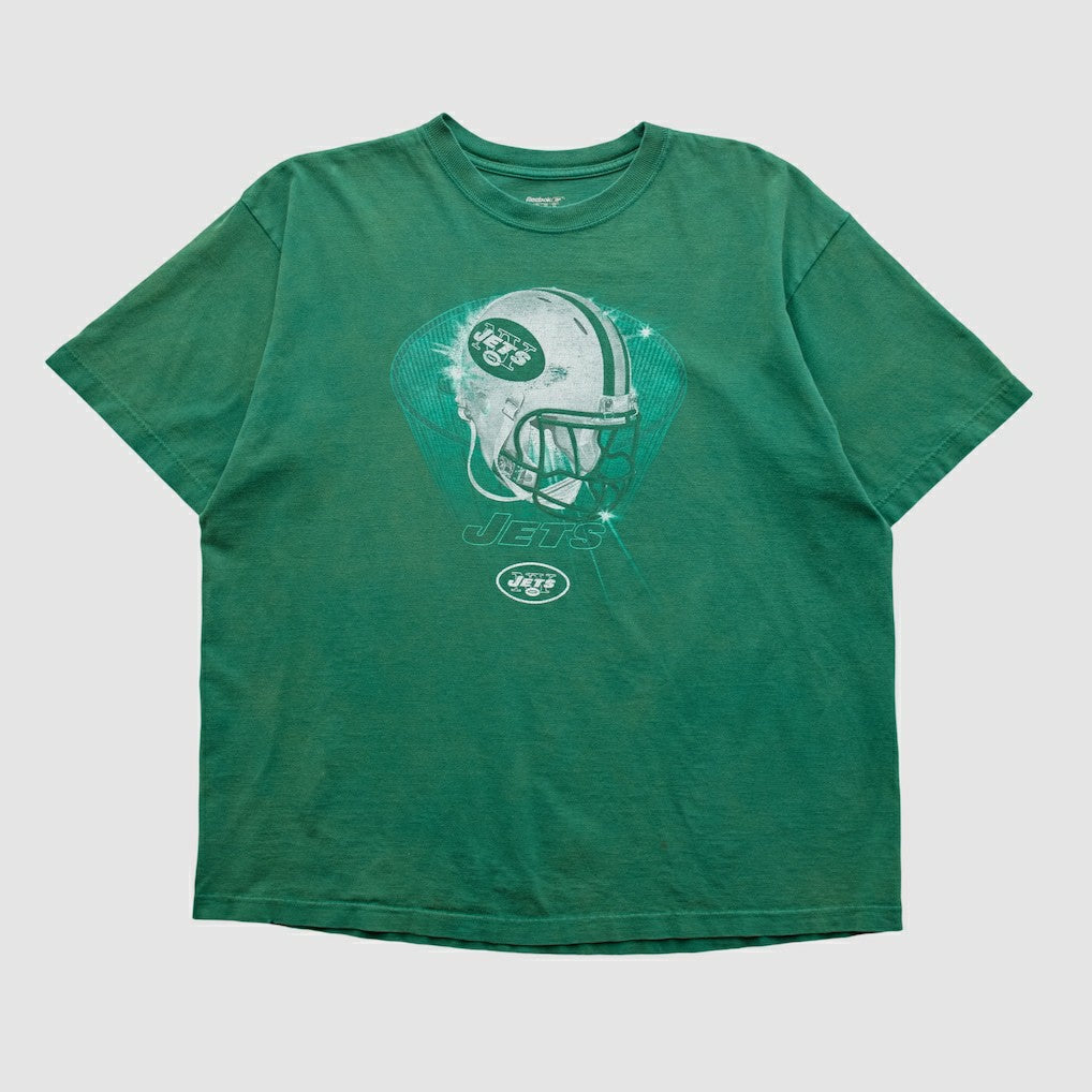 New York Jets Reebok 2000s T-shirt Green Vintage | Fanatics