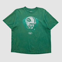 New York Jets Reebok 2000s T-shirt Green Vintage | Fanatics