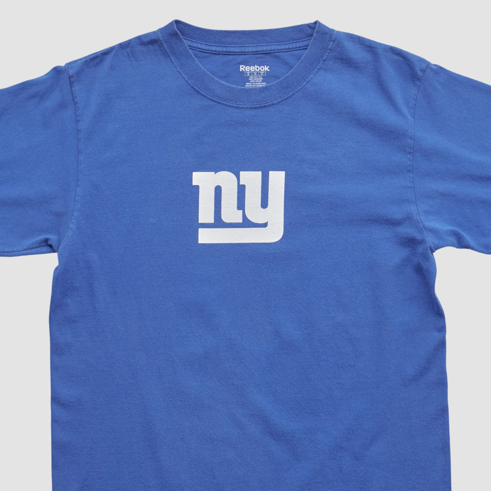 New York Giants Reebok 2000s T-shirt Blue Vintage | Fanatics