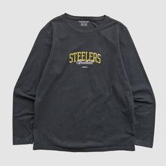 Pittsburgh Steelers Reebok 2000s Long Sleeve T-shirt Black Vintage | Fanatics