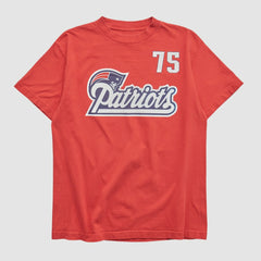 New England Patriots Reebok 2000s T-shirt Red Vintage | Fanatics