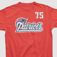 New England Patriots Reebok 2000s T-shirt Red Vintage | Fanatics