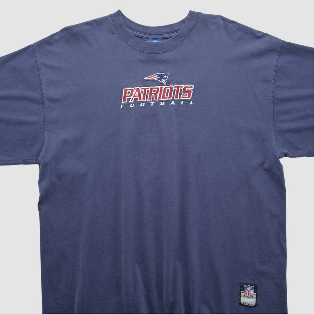 New England Patriots Reebok 2000s T-shirt Navy Vintage | Fanatics