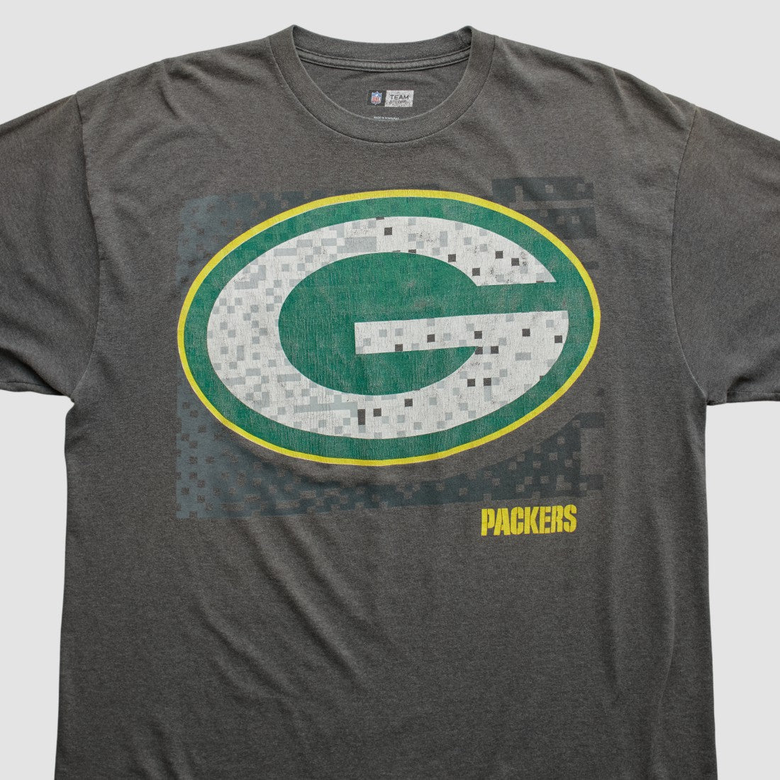 Green Bay Packers NFL 2010s T-shirt Dark Heather Gray Vintage | Fanatics