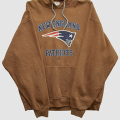 New England Patriots Jerzees 2000s Hooded Sweatshirt Clay Vintage | Fanatics