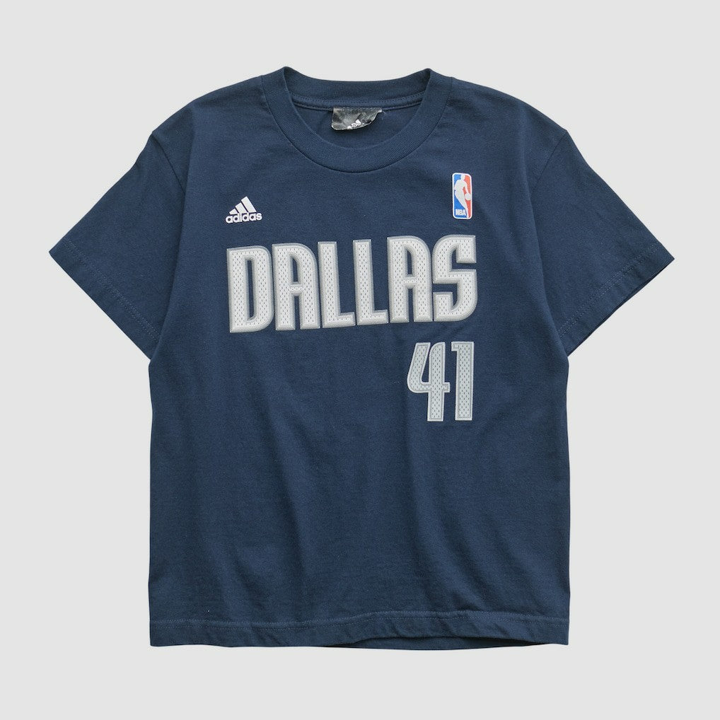 Dallas Mavericks 2010s T-shirt Navy Vintage - NBA
