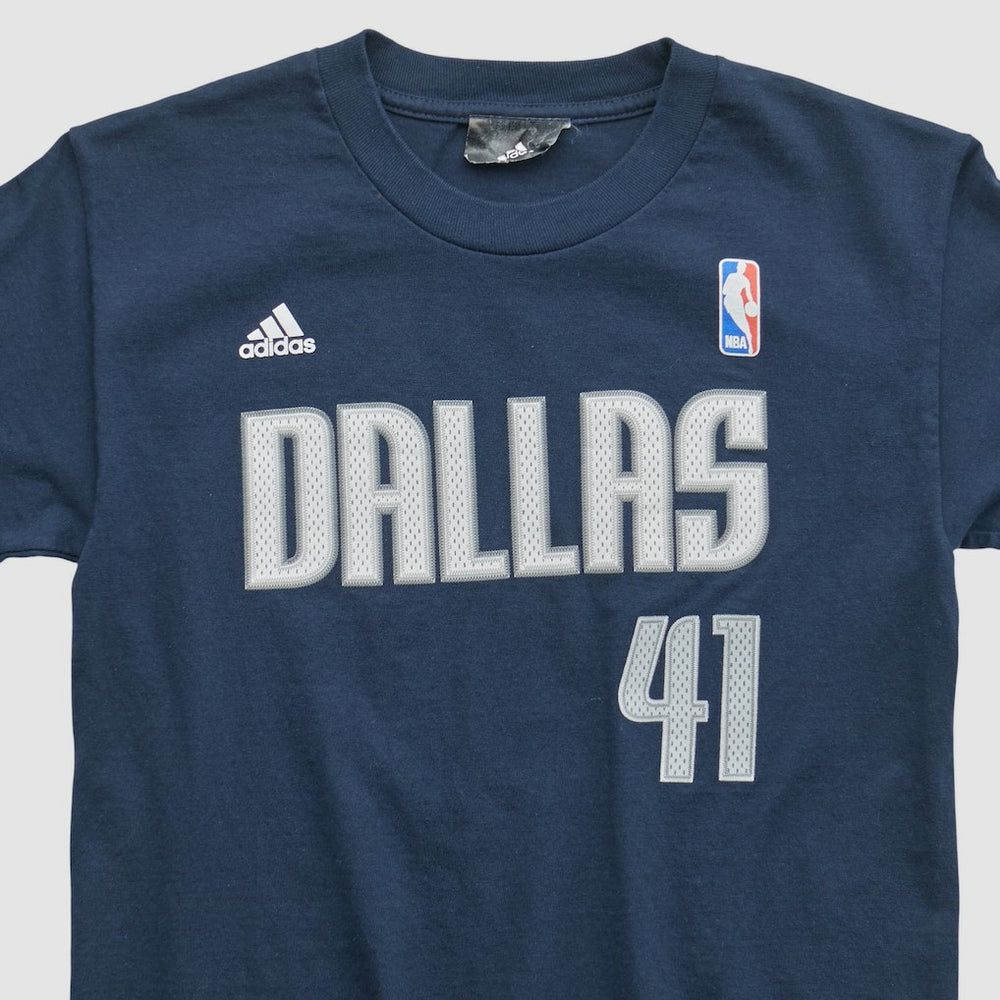 Dallas Mavericks 2010s T-shirt Navy Vintage - NBA
