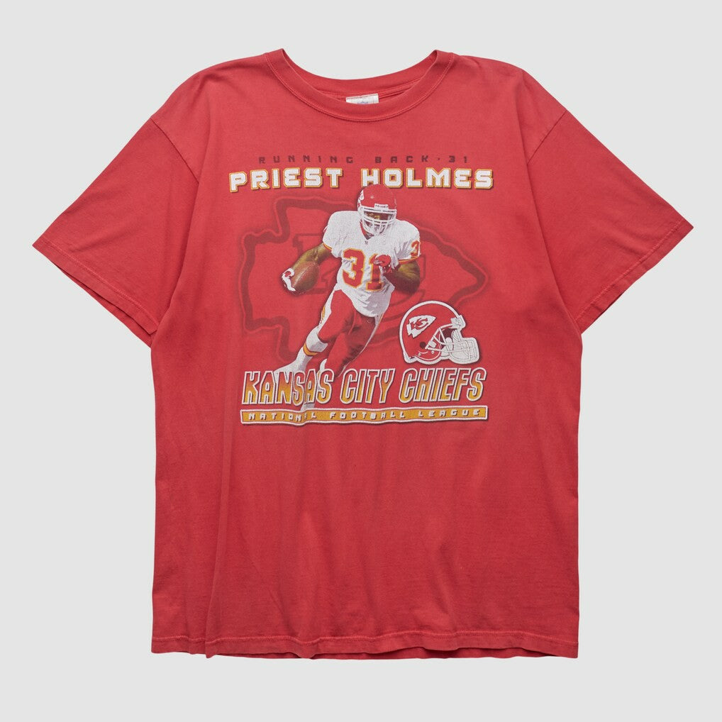 Priest Holmes NFL 2000s T-shirt Red Vintage | Fanatics