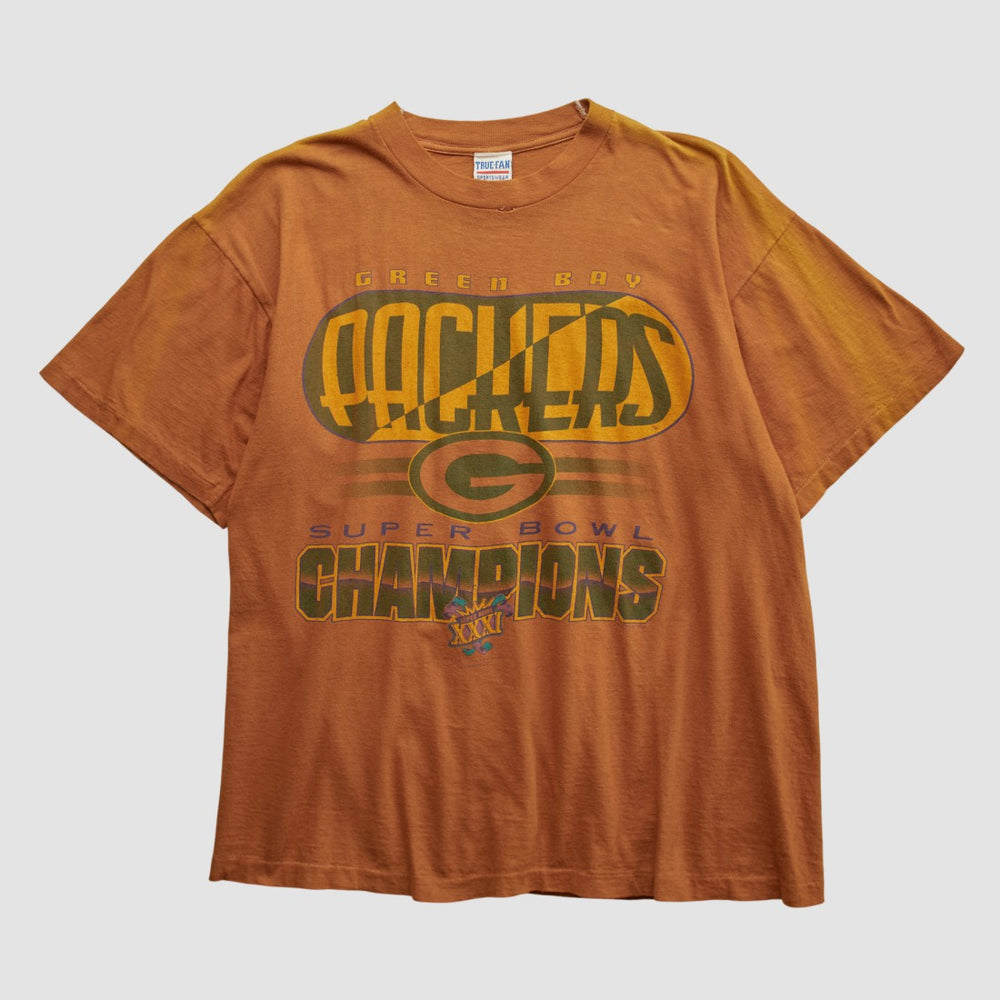 Green Bay Packers True Fan 1997 T-shirt Clay Vintage | Fanatics