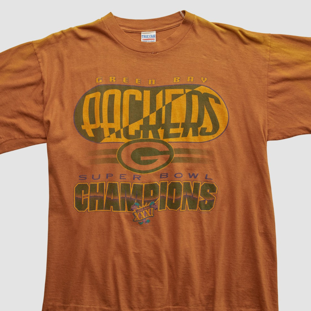 Green Bay Packers True Fan 1997 T-shirt Clay Vintage | Fanatics