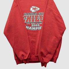 Kansas City Chiefs Jerzees 2003 Pullover Sweatshirt Red Vintage | Fanatics